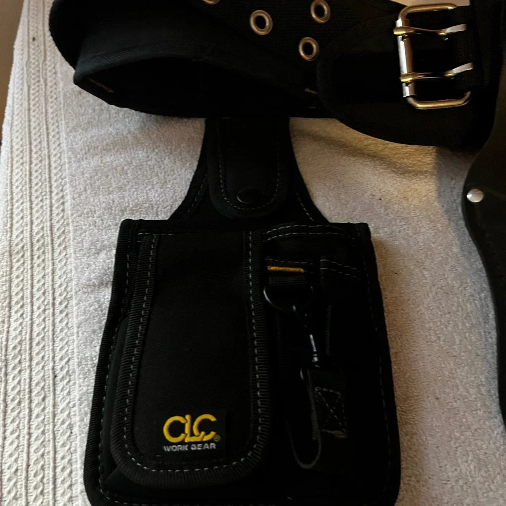 CLC Tool Works & Klein 4 Pc Tool Belt/Pouch